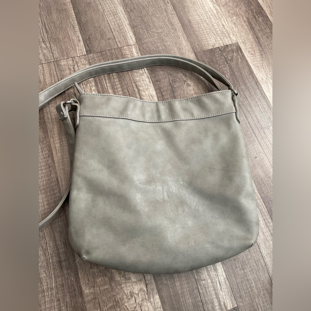 Maurice’s cottagecore grey flap crossbody messenger bag eyelet Westerncore - Picture 5 of 7